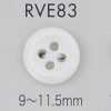 RVE83 四眼 有边 贝壳纽扣