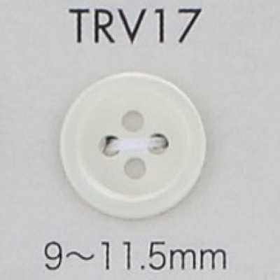 TRV17 四孔 带边贝壳纽扣