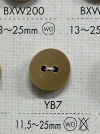 YB7 天然材料双孔纽扣 Osaka Plastic Industries（DAIYA BUTTON） 更多图片