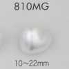 810MG 珍珠感 尿素材料 金色有柄纽扣
