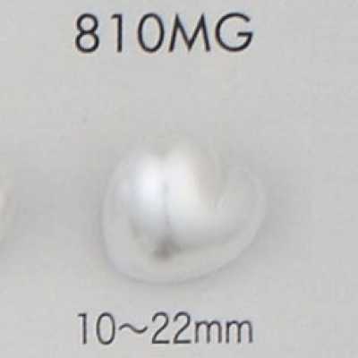 810MG 珍珠感 尿素材料 金色有柄纽扣