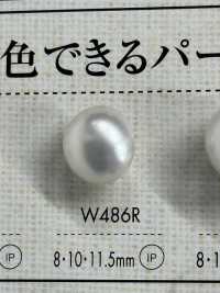 W486R 圆珍珠[杂货等] Osaka Plastic Industries（DAIYA BUTTON） 更多图片