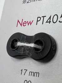 PT405 氨纶树脂两孔绳子[扣和钩子] Osaka Plastic Industries（DAIYA BUTTON） 更多图片