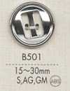 B501 ABS树脂制 镀层纽扣