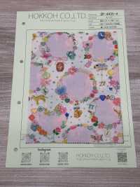 DP-4435-4 60 张精纺细布数码印刷品（魅力收藏家）[面料] HOKKOH北高 更多图片