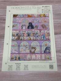 DP-4435-6 60 张精纺细布数码照片（22 个情绪条）[面料] HOKKOH北高 更多图片