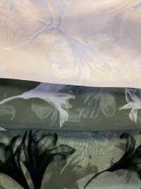 KF4005-DF-3407 奶油色欧根纱渐变植绒[面料] 小纹工房(宇仁纤维) 更多图片