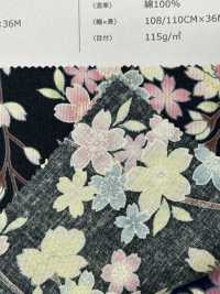 850496 SEVENBERRY® 稀有大花日式图案[面料] VANCET奔时代 更多图片