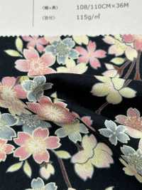 850496 SEVENBERRY® 稀有大花日式图案[面料] VANCET奔时代 更多图片