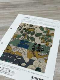 28090 麻坯布，带有花卉图案和天使般的柔软触感[面料] SUNWELL三维尔 更多图片