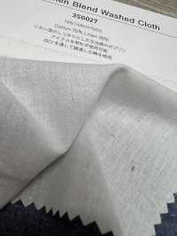 3SG027 棉麻混纺水洗布[面料] CHAMBRAY 更多图片