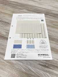 14413 10线棉牛津，硅处理和手工水洗加工处理[面料] SUNWELL三维尔 更多图片