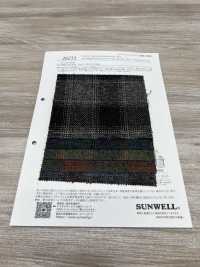 26252 Clo-Mor棉质人字纹格纹[面料] SUNWELL三维尔 更多图片