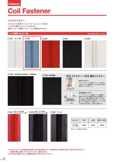 3-CN-C 尼龙拉链 3尺寸闭尾