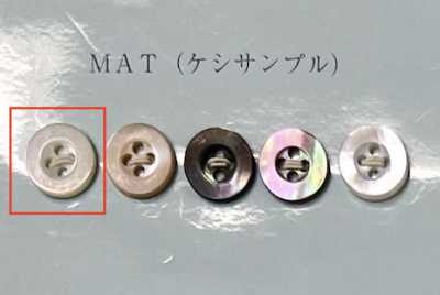EX101MAT 四孔 带边 贝壳纽扣 高濑 哑光