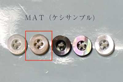EX201MAT 高濑 米色 正面4孔 贝壳纽扣 哑光
