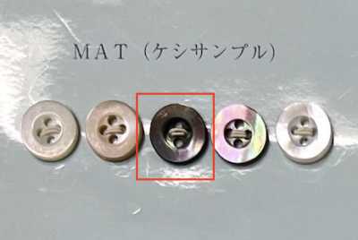 EX501MAT 四孔 带边 黑蝶贝 纽扣 哑光