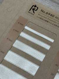 6940 带当面缎纹缎带[缎带、带、绳子] ROSE BRAND(丸进) 更多图片