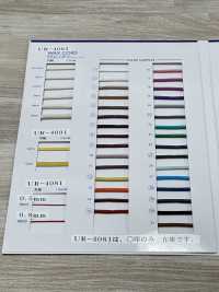 UR-4091 蜡绳子扁平线[缎带、带、绳子] UNITED RIBBONS 更多图片