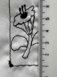 1025-1237-1 200 线平纹布花卉刺绣[面料] HOKKOH北高 更多图片