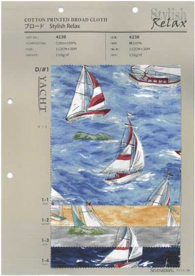 4238 SEVENBERRY® 平纹布 Stylish Relax 游艇