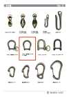 HORSESHOE-SHACKLE-BA 马蹄形卸扣底座五金 10mm