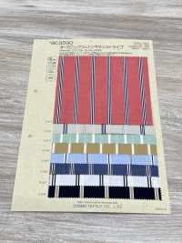 BC3590 有机棉缎纹条纹[面料] Cosmo Textile 更多图片