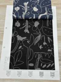 7025-1610-10 60精纺细布涂鸦花[面料] HOKKOH北高 更多图片