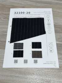 32100-20 可水洗粗花呢条纹[面料] 佐佐木希尔睦（佐睦） 更多图片