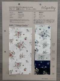 850524 SEVENBERRY® 未漂白平纹布棉布古董日复古花园[面料] VANCET奔时代 更多图片