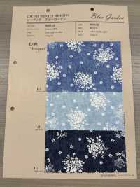 850528 SEVENBERRY®坯布蓝色花园花束[面料] VANCET奔时代 更多图片