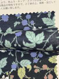 850531 SEVENBERRY® 恐慌未漂白棉忧郁花黑莓[面料] VANCET奔时代 更多图片