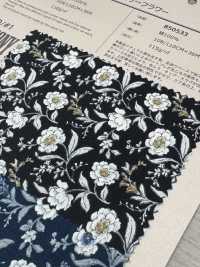 850533 SEVENBERRY® 恐慌未漂白棉忧郁花牡丹[面料] VANCET奔时代 更多图片