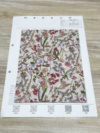 7026-600-3 60精纺细布线花图案[面料] HOKKOH北高 更多图片