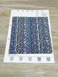 7026-615-2 60精纺细布条纹花卉图案[面料] HOKKOH北高 更多图片