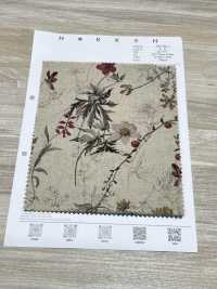 7026-700-1 CL坯布植物花卉图案[面料] HOKKOH北高 更多图片