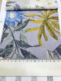 1026-705-1 蚀刻花朵麻坯布[面料] HOKKOH北高 更多图片