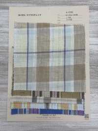 A-5108 100% 亚麻，马德拉斯格纹[面料] 有延商店 更多图片