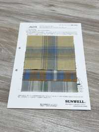 26259 OLD SLUB 10线棉斜纹格纹格纹[面料] SUNWELL三维尔 更多图片