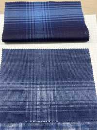 SBA8164 色织靛蓝灯芯绒[面料] 柴屋 更多图片
