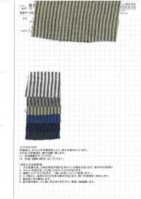 AZUMADAKI-30 亚麻条纹东炊加工[面料] 小松和TEXTILE 更多图片