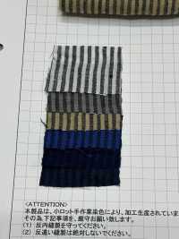 AZUMADAKI-30 亚麻条纹东炊加工[面料] 小松和TEXTILE 更多图片