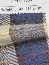 AW1704 扭纹人字纹法兰绒格纹[面料] 柴屋 更多图片