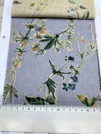 8026-790-2 手绘花朵麻坯布[面料] HOKKOH北高 更多图片