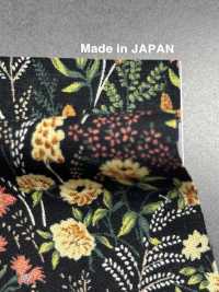 KTS7114 花卉印花麻坯布[面料] 更多图片