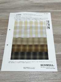 45080 Maruude 棉 50线平纹布晕色格纹[纽扣] SUNWELL三维尔 更多图片