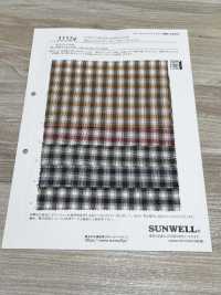 35524 32线棉质多臂提花晕色格纹[纽扣] SUNWELL三维尔 更多图片