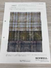 14417 21线棉斜纹摇晃格纹[面料] SUNWELL三维尔 更多图片