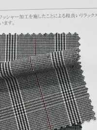 35520 40线棉高密度平织格纹水洗加工[面料] SUNWELL三维尔 更多图片