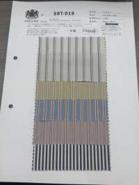 SBT-019 有机天然抗皱水洗加工条纹[面料] 桑村纺织 更多图片